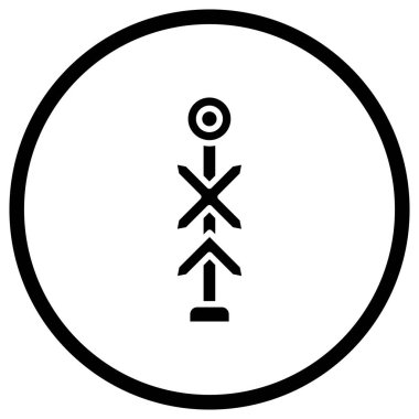 Çoklu Satır Vektör Simgesi Tasarım İllüstrasyonu