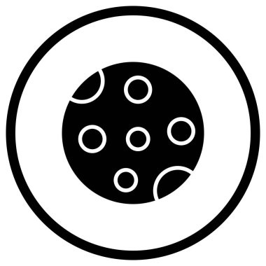 Ay faz Vektör Simgesi Tasarım İllüstrasyonu