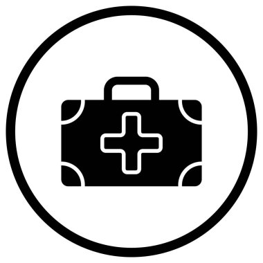 Tıbbi Malzeme Vektör Simgesi Tasarım İllüstrasyonu