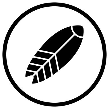 Sörf tahtası Vektör Simgesi Tasarım İllüstrasyonu