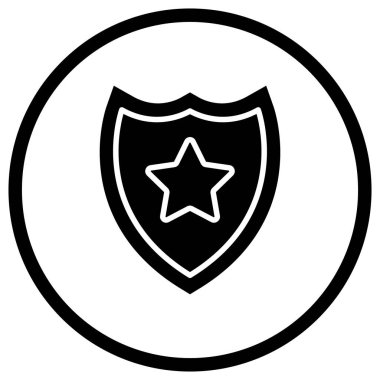 Kalkan Vektörü Simgesi Tasarım ResmiComment