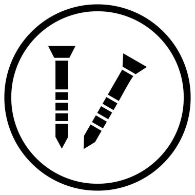 Nails Vektör Simgesi Tasarım Çizimi