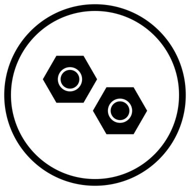Fındık Vektörü Simgesi Tasarım İllüstrasyonu