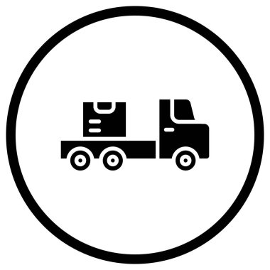 Parcel Vector Icon Design Illustration clipart