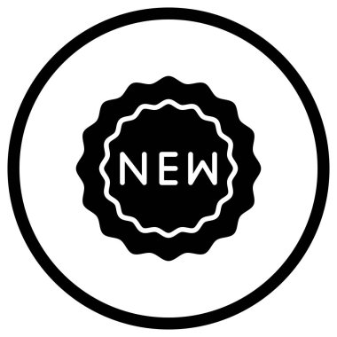 Yeni Vektör Simgesi Tasarım İllüstrasyonu