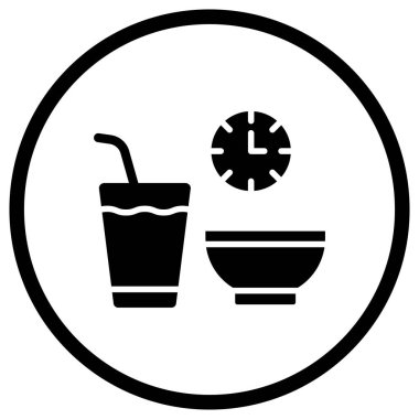 Oruç Vektörü Simgesi Tasarım İllüstrasyonu