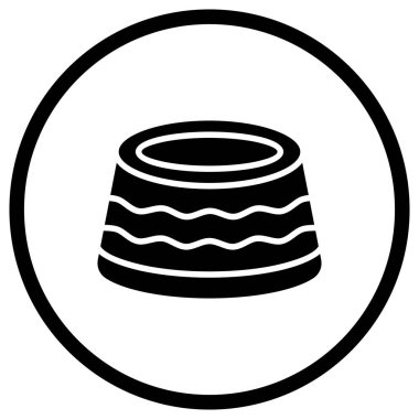 Şapka Vektörü Simgesi Tasarım İllüstrasyonu