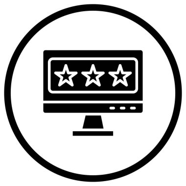 Geribildirim Vektörü Simgesi Tasarım İllüstrasyonu