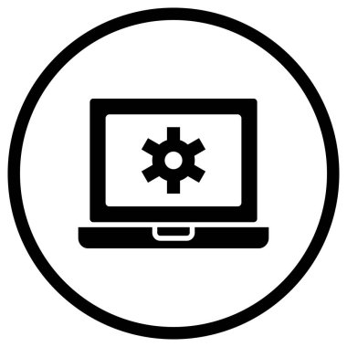 Yapılandırma Vektörü Simgesi Tasarım İllüstrasyonu