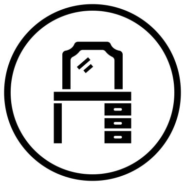 Giyinme Tablosu Vektörü Simgesi Tasarım İllüstrasyonu