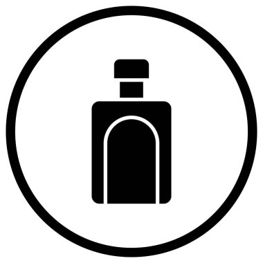 Parfüm Vektörü Simgesi Tasarım İllüstrasyonu