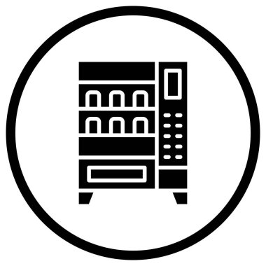 Satış Makinesi Vektör Simgesi Tasarım İllüstrasyonu