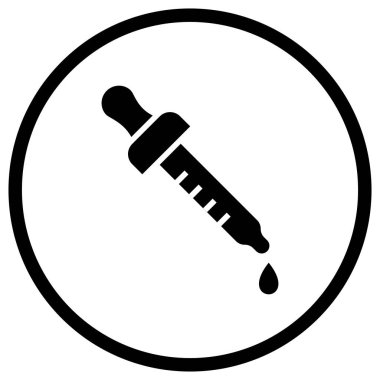 Droplet Vektör Simgesi Tasarım İllüstrasyonu
