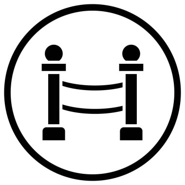 Vektör Simgesi Tasarım İllüstrasyonunu Sınırla