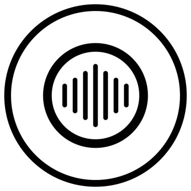 Ekolayzır Vektör Simgesi Tasarım İllüstrasyonu