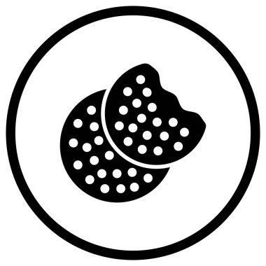 Çerezler Vektör Simgesi Tasarım İllüstrasyonu