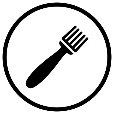 Çatal Vektör Simgesi Tasarım İllüstrasyonu