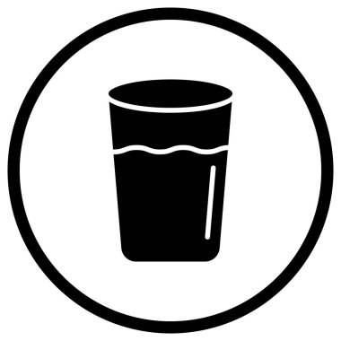 Cam Vektör Simgesi Tasarım İllüstrasyonu