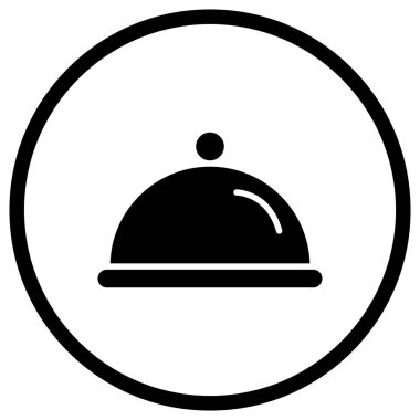 Cloche Vektör Simgesi Tasarım İllüstrasyonu