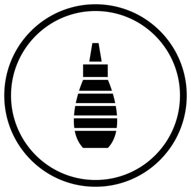 Sos Vektörü Simgesi Tasarım İllüstrasyonu