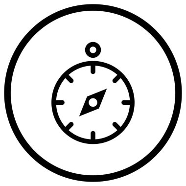 Pusula Vektörü Simgesi Tasarım ResmiComment