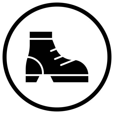 Çizme Vektörü Simgesi Tasarım Çizimi