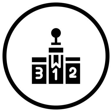 Hedef Vektör Simgesi Tasarım İllüstrasyonu