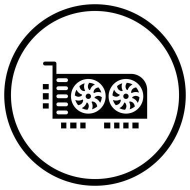 Grafik Kart Vektör Simgesi Tasarım ResmiComment