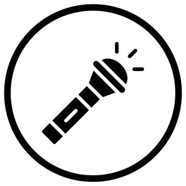 El feneri Vektörü Simgesi Tasarım Çizimi