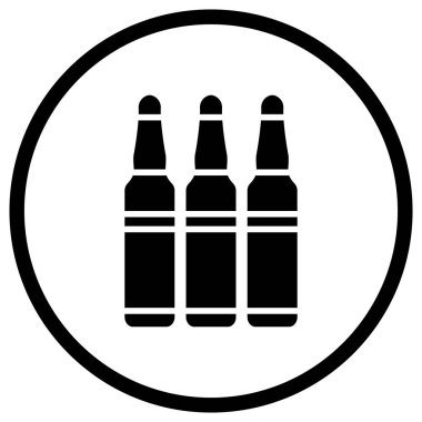 Ampul Vektör Simgesi Tasarım İllüstrasyonu