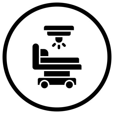 İşletim Odası Vektör Simgesi Tasarım İllüstrasyonu