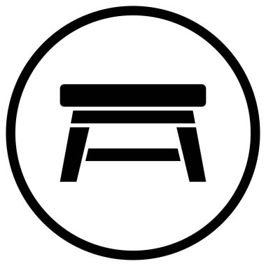 Tablo Vektörü Simgesi Tasarım İllüstrasyonu