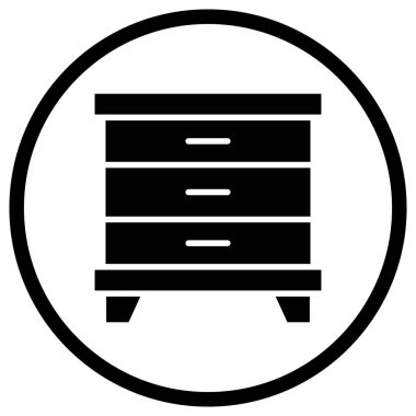 Kabine Vektörü Simgesi Tasarım İllüstrasyonu