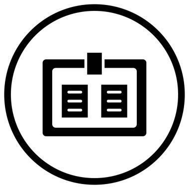 Uyarı Panosu Vektör Simgesi Tasarım İllüstrasyonu