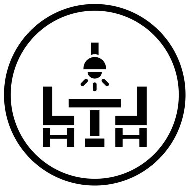 Yemek Masası Vektörü Simgesi Tasarım ResmiComment