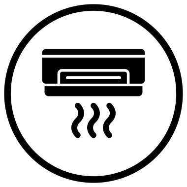 Klima Vektör Simgesi Tasarım İllüstrasyonu