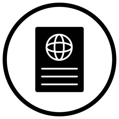 Vatandaşlık Vektör Simgesi Tasarım İllüstrasyonu