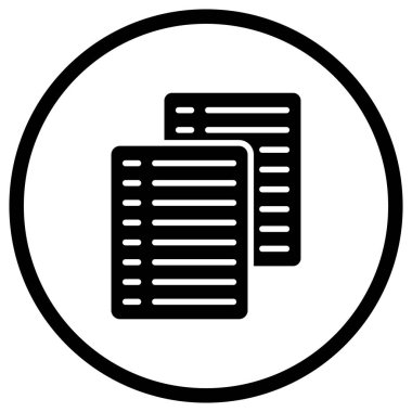 Kağıt Vektörü Simgesi Tasarım İllüstrasyonu