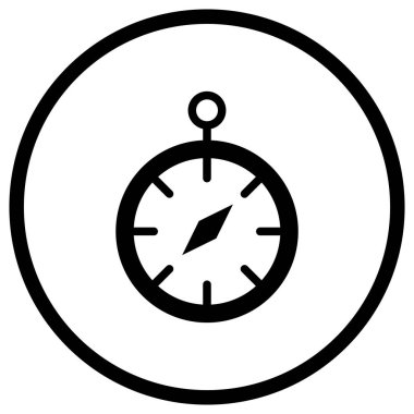 Pusula Vektörü Simgesi Tasarım ResmiComment