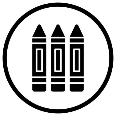 Kalem Kalemi Vektör Simgesi Tasarımı Çizimi