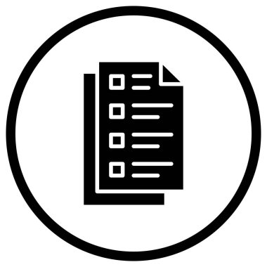 Dosya Vektörü Simgesi Tasarım İllüstrasyonu