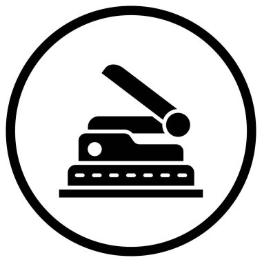 Delik Yumruğu Vektör Simgesi Tasarım İllüstrasyonu