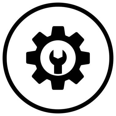 Araba Bakım Vektörü Simgesi Tasarım İllüstrasyonu