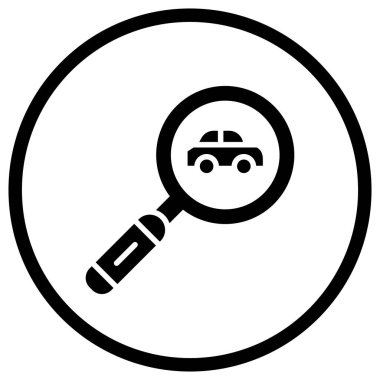 Araç servisleri Vector Simgesi Tasarım İllüstrasyonuName