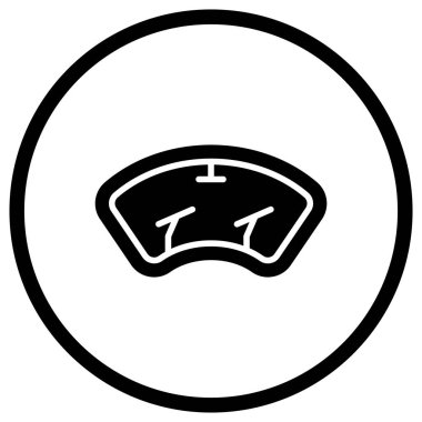 Windscreen Vektör Simgesi Tasarım İllüstrasyonu