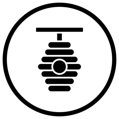 Arı Kovanı Vektör Simgesi Tasarım İllüstrasyonu