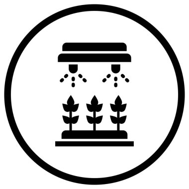 Sulama Vektörü Simgesi Tasarım İllüstrasyonu