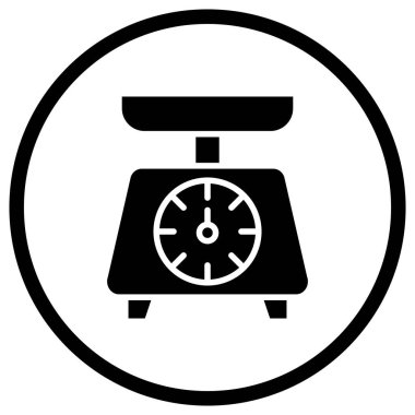 Mutfak Boyutlandırması Vektör Simgesi Tasarım İllüstrasyonu