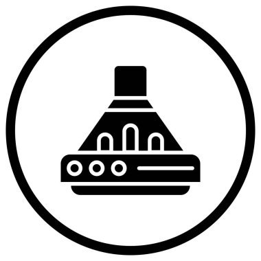 Ayıklayıcı Vektör Simgesi Tasarım İllüstrasyonu