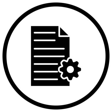 Süreç Vektörü Simgesi Tasarım İllüstrasyonu